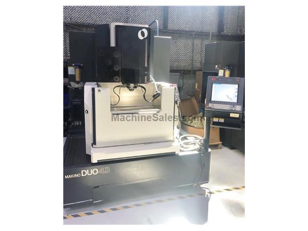 MAKINO DUO43, 2013, AUTO WIRE THREAD, DUAL WIRE GUIDE, DUAL BALLSCREWS