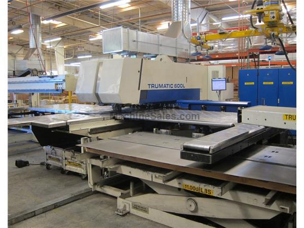 25 Ton Trumpf TC600-1600 CNC Punch With 3 KW Laser