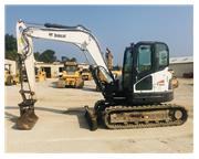 2014 Bobcat E85 w/ Plumbing On Stick & Cab w/ AC & Heat - E7081