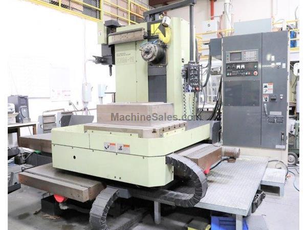 4.33", KURAKI KBM-11A HORIZONTAL BORING MILL, 1994, FANUC 16M, FULL 4T 4.33", KURAKI KBM-11A HORIZONTAL BORING MILL, 1994, FANUC 16M, FULL 4T