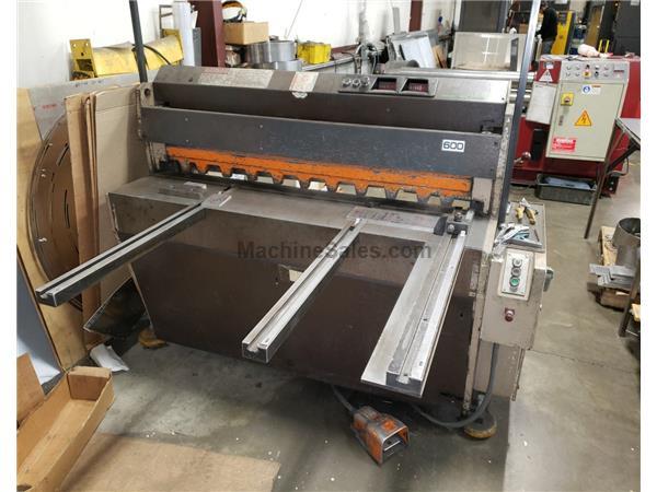 EDWARD 3.5MM X 49.5" POWER SQUARING SHEAR EDWARD 3.5MM X 49.5" POWER SQUARING SHEAR