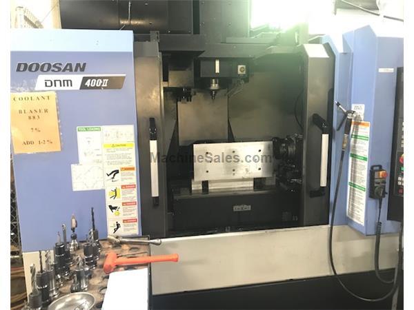 2015 Doosan DNM 400II Vertical Machining Center. 2015 Doosan DNM 400II Vertical Machining Center.
