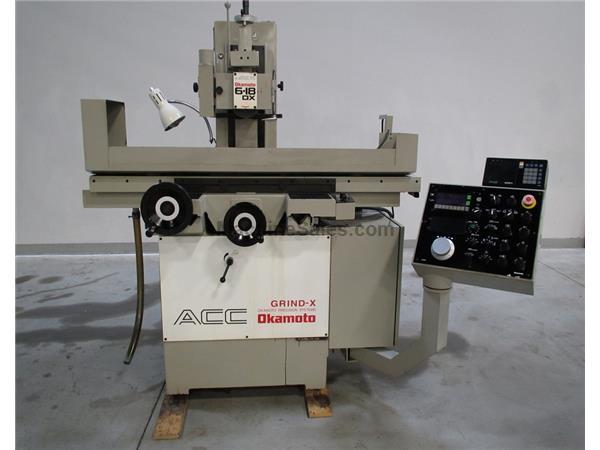 2001 OKAMOTO  MODEL ACC-6.18DX 3-AXIS HYDRAULIC SURFACE GRINDER, 6&quot; X