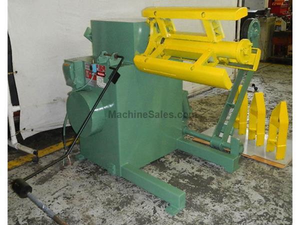 6000Lb Cap. 24" Width Air Feed Inc. R60 UNCOILER, Motorized 6000Lb Cap. 24" Width Air Feed Inc. R60 UNCOILER, Motorized