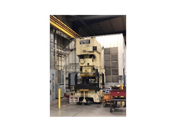 STAMTEC G1-260 GAP FRAME MECHANICAL PRESS, 286 Tons, 2000,  20-40 SPM