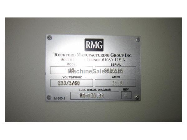 .312" RMG MODEL 15 WIRE STRAIGHTEN & CUT MACHINE, 400 FPM .312" RMG MODEL 15 WIRE STRAIGHTEN & CUT MACHINE, 400 FPM