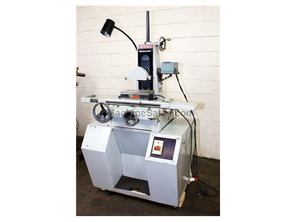 6&quot; Width 12&quot; Length Harig 612 BALLWAY SURFACE GRINDER, ROLLER BEARING TABLE, EMC, WIDER BASE