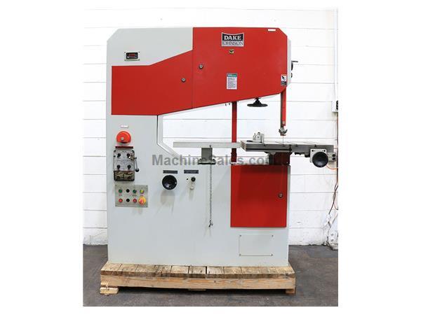 41" Throat 13" Height Dake-Johnson V-40 VERTICAL BAND SAW, Vari-Speed, 2HP, Blad 41" Throat 13" Height Dake-Johnson V-40 VERTICAL BAND SAW, Vari-Speed, 2HP, Blad