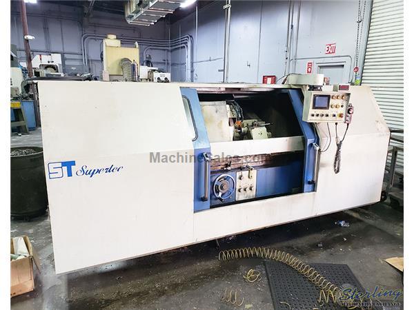 12.6" x 24" SuperTec # G32P-60NC , 7.5 HP, 6" chuck, #4MT, tailstock, swive 12.6" x 24" SuperTec # G32P-60NC , 7.5 HP, 6" chuck, #4MT, tailstock, swive