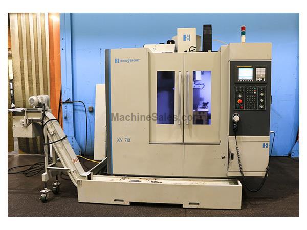 28" X Axis 18" Y Axis Hardinge XV710 VERTICAL MACHINING CENTER, Fanuc Series 0IM 28" X Axis 18" Y Axis Hardinge XV710 VERTICAL MACHINING CENTER, Fanuc Series 0IM