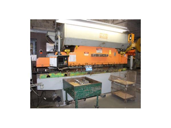 90 Ton, Chicago D & K # 810L , mech, 12' OA, 102" BH, A/C, Hurco Autobend 7 CNC BG, # 90 Ton, Chicago D & K # 810L , mech, 12' OA, 102" BH, A/C, Hurco Autobend 7 CNC BG, #