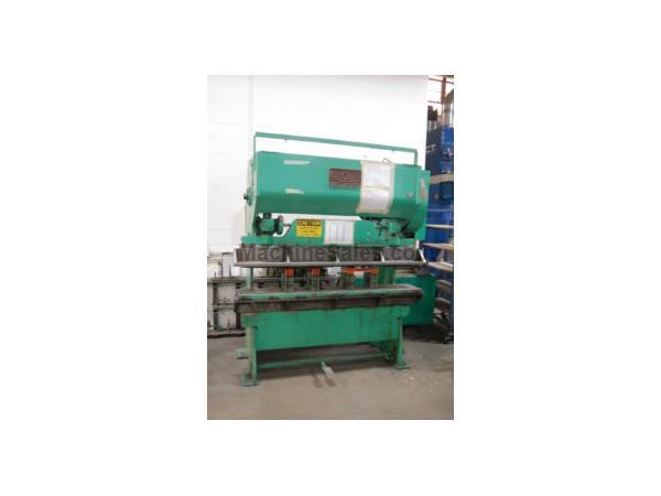 25 Ton, Chicago # 255 , mech press brake, 6' OA, 60" BH, 2" str, 9" SH, 6&q 25 Ton, Chicago # 255 , mech press brake, 6' OA, 60" BH, 2" str, 9" SH, 6&q