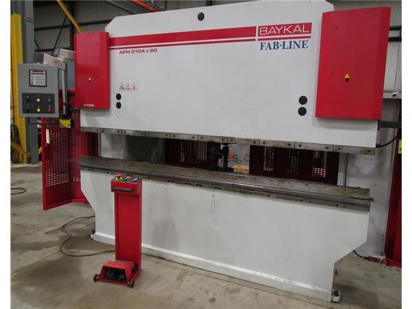 2013 BAYKAL MODEL APH-3104 HYDRAULIC PRESS BRAKE, 10’ X 90 TON