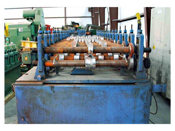 16 Stand x 3″ x 48″ ASC Rafted Rollformer, $85,000! 16 Stand x 3″ x 48″ ASC Rafted Rollformer, $85,000!