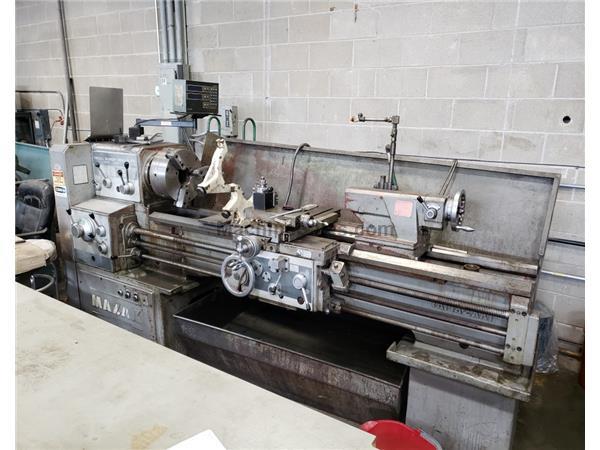 Used Mazak 18” x 60” Inch/Metric Gap Bed Engine Lathe