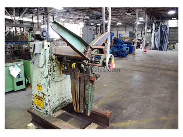 2,500 Lb. x 16″ COOPER WEYMOUTH 2500-18 Motorized Single Decoiler 2,500 Lb. x 16″ COOPER WEYMOUTH 2500-18 Motorized Single Decoiler