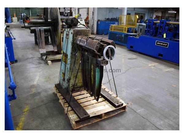2,500 Lb. x 18″ COOPER WEYMOUTH 2500-18P Motorized Single Uncoiler 2,500 Lb. x 18″ COOPER WEYMOUTH 2500-18P Motorized Single Uncoiler