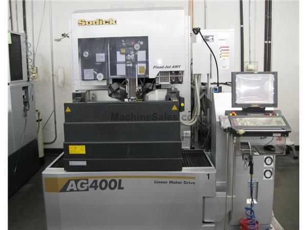 2013 SODICK AG400L WIRE EDM