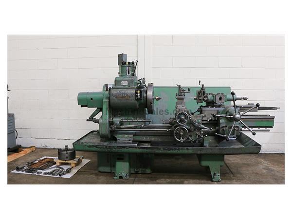 12" Chuck 2.8" Hole Warner Swasey #5 M1740 Siding Bed Gap TURRET LATHE, Sliding 12" Chuck 2.8" Hole Warner Swasey #5 M1740 Siding Bed Gap TURRET LATHE, Sliding