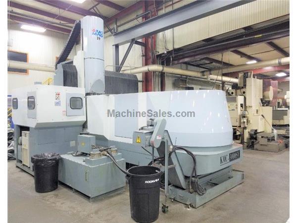 127" X Axis 63" Y Axis Kao Ming KMC-3000SV VERTICAL MACHINING CENTER, Fanuc 18M 127" X Axis 63" Y Axis Kao Ming KMC-3000SV VERTICAL MACHINING CENTER, Fanuc 18M