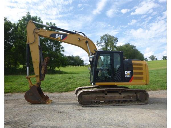 2013 Caterpillar 318EL W/ MANUAL THUMB & CAB W/ A/C & HEAT - Stock