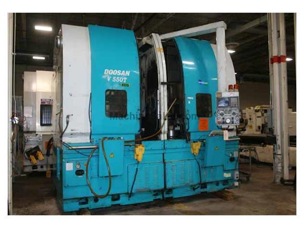 Doosan V550T CNC Twin Spindle Vertical Turning Center Doosan V550T CNC Twin Spindle Vertical Turning Center