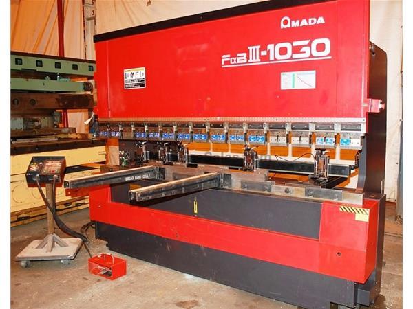 Amada FBD 1030LDR 110 Ton x 10' CNC Up-acting Press Brake Amada FBD 1030LDR 110 Ton x 10' CNC Up-acting Press Brake
