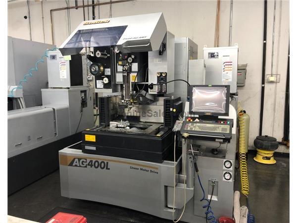 Sodick AG400L wire edm, 2013, under 11,000 cut hours Sodick AG400L wire edm, 2013, under 11,000 cut hours