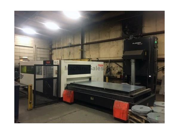 6000 WATT MAZAK OPTIPLEX II 3015 FIBER LASER CUTTING SYSTEM INSTALLED: 2017