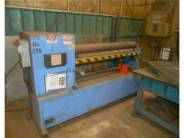 5' x 10 GA New Dimension Model MP5-135 Initial Pinch Bending Roll 5' x 10 GA New Dimension Model MP5-135 Initial Pinch Bending Roll