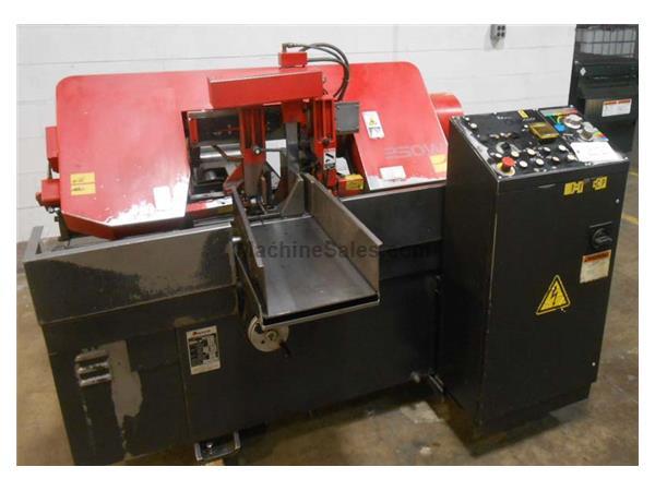 10" x 11" Amada HA250W Automatic Hydraulic Horizontal Band Saw 10" x 11" Amada HA250W Automatic Hydraulic Horizontal Band Saw