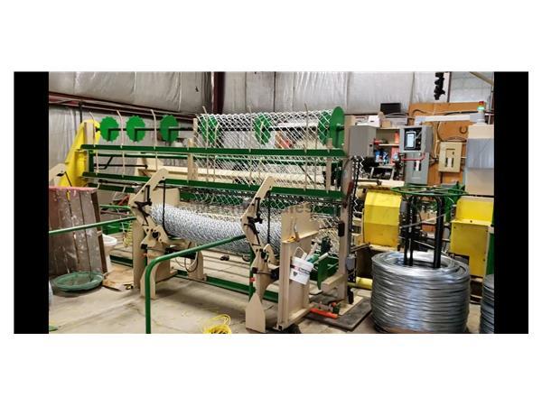 Bergandi high speed chain link weaving machine