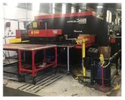 33 TON AMADA VIPROS 368 KING II, FANUC 18P CNC CONTROL,MFG:2000