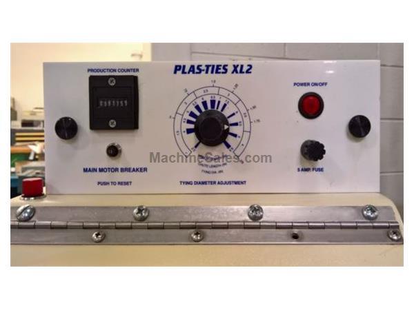 Twist Tie Machine, Plas-Ties Tie-Matic XL-2 510, 3/8" - 2" Cap.,4 Twist Tie Machine, Plas-Ties Tie-Matic XL-2 510, 3/8" - 2" Cap.,4