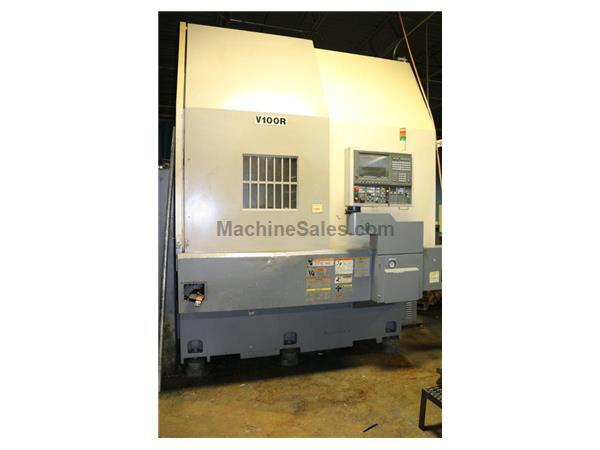 OKUMA V100R VERTICAL LATHE, 2007, OSP-P200L, 40" CHUCK, 49" SWING OKUMA V100R VERTICAL LATHE, 2007, OSP-P200L, 40" CHUCK, 49" SWING