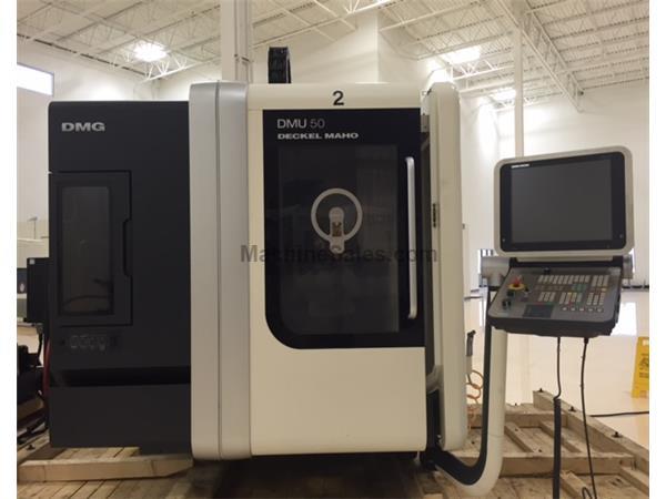 2010 DMG Mori DMU50 5 Axis Vertical Machining Center 2010 DMG Mori DMU50 5 Axis Vertical Machining Center