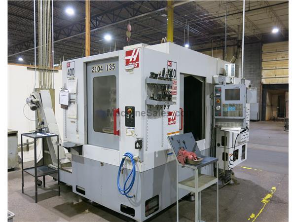 Haas EC-400, 12,000 RPM In-Line Spindle,  Coolant Thru, 40 ATC, 2-Pallets,