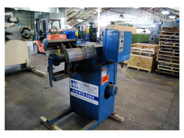 2,500 Lb. x 12" DALLAS INDUSTRIES Motorized Single Uncoiler 2,500 Lb. x 12" DALLAS INDUSTRIES Motorized Single Uncoiler