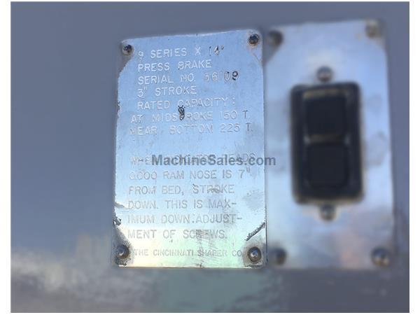 Cincinnati| Capacity 225 Tons| Cincinnati| Capacity 225 Tons|