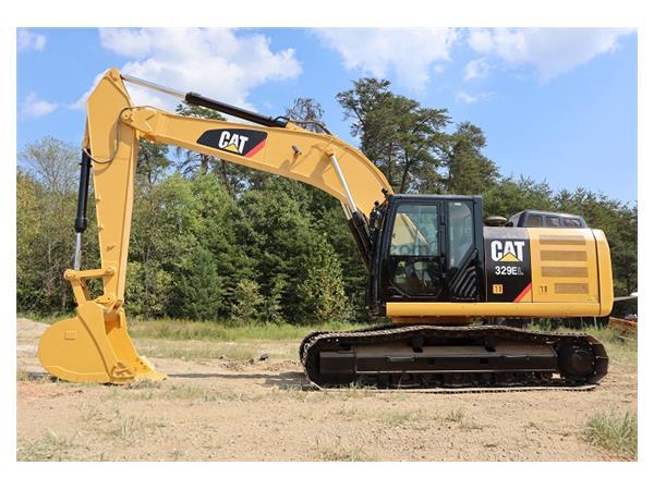 2012 CATERPILLAR 329EL - ENCLOSED CAB W/ A/C & HEAT - E7153