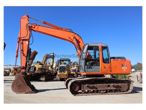 2004 Hitachi ZX160LC w/Hydraulic Thumb &amp; Cab w/ A/C &amp; Heat - Stock