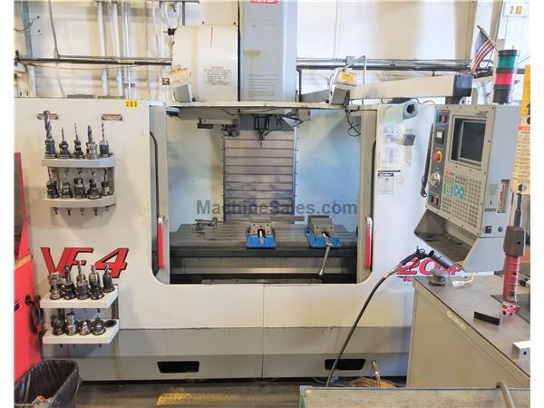Haas Vertical Machining Center Model VF-4 20 Horsepower New in 2000 Haas Vertical Machining Center Model VF-4 20 Horsepower New in 2000