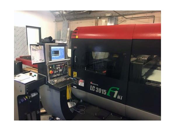 4000 WATT AMADA LC3015F1NT CO2 LINEAR LASER 5' X 10', MFG:2011 8600