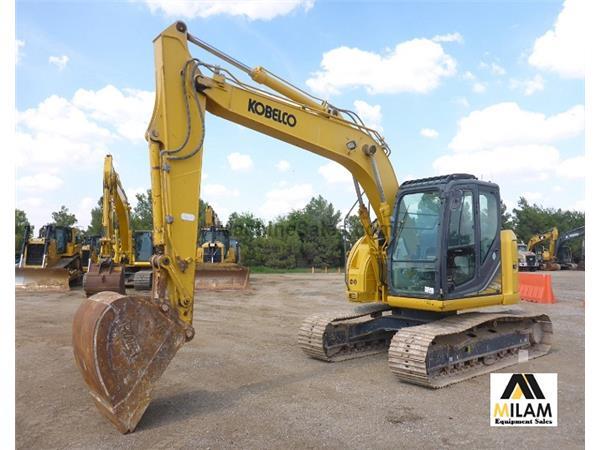 2014 Kobelco SK140 SRLC-3 w/ Plumbing on The Stick &amp; Cab w/ A/C - Stock