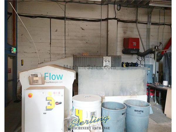 Flow MACH 3 2513B , 4' x 8' waterjet cutting system, 2012, #A5908