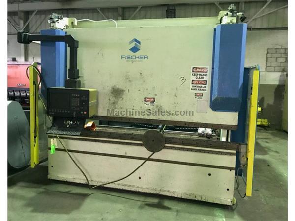176 Ton, Fischer # DAP16/3100E , hydraulic, 7-Axis CNC, crowning, Cybelec control, 10' OA, 176 Ton, Fischer # DAP16/3100E , hydraulic, 7-Axis CNC, crowning, Cybelec control, 10' OA,