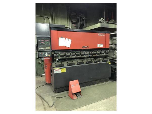 88 Ton, Amada # FBD8025 , hyd upacting, 3-Axis CNC, NC9-EX, 8' OA, European clamps, 7 HP 88 Ton, Amada # FBD8025 , hyd upacting, 3-Axis CNC, NC9-EX, 8' OA, European clamps, 7 HP