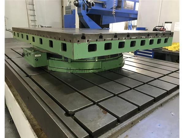 72" x 96" Cincinnati Gilbert, air lift rotary table,20000 lb. capacity, T-slotte 72" x 96" Cincinnati Gilbert, air lift rotary table,20000 lb. capacity, T-slotte