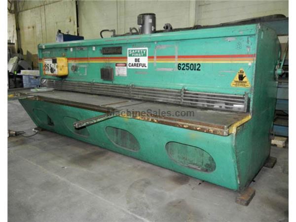 1/4" x 12' Accurshear # 625012 , hydraulic, 3' FOPBG, 6' sq arm, (2) 24" supp.ar 1/4" x 12' Accurshear # 625012 , hydraulic, 3' FOPBG, 6' sq arm, (2) 24" supp.ar