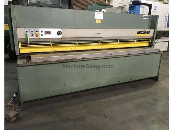 1/4" x 10' Adira # GHS-0630 , hydraulic,29" FOPBG w/RO,45" sq.arm, foot ped 1/4" x 10' Adira # GHS-0630 , hydraulic,29" FOPBG w/RO,45" sq.arm, foot ped
